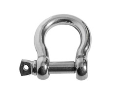 50x Bow Shackle 5mm 3/16″ Stainless Steel Marine 316 Clevis Boat Rigging Bracele