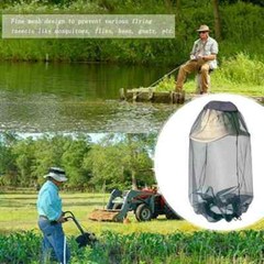 Mosquito Head Net Mesh Hat Protective Cover Fly Insects Bugs Camping Fishing