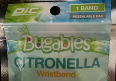 Bugables Citronella Wristband Reusable Lot of 6 Variety Of Colors NEW