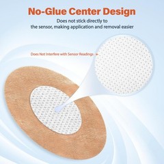 Freestyle Libre 3/Libre 3 plus Sensor Covers, Non-Adhesive Center, Acrylic Press