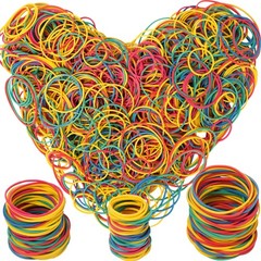 Rubber Bands assorted size multicolor 0.5lb rubber bands for