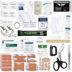 Everlit 180 Pieces Tactical First Aid Kit IFAK Molle EMT Pouch Coyote Brown
