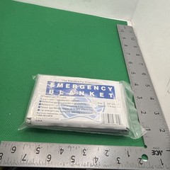 New Survivor Industries Waterproof Re-Usable Emergency Blanket Sealed 87K-1776V