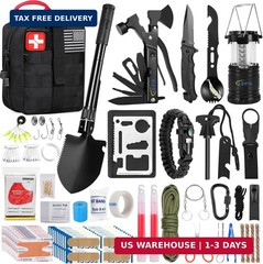 ABPIR 170 PCS Survival Kits, Survival First Aid Kit with Essential Survival Gear