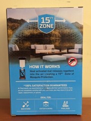 Thermacell Mosquito Patio Shield Cambridge Lantern w/3 Mat 1 Cartridge # MR9W