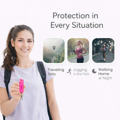 Burn Pepper Spray for Self Defense | Max Strength OC Spray 1.2oz Pink