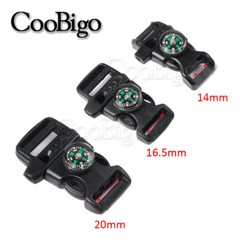 Release Buckle Compass Whistle Paracord Bracelet Outdoor Camp Emergency Survival