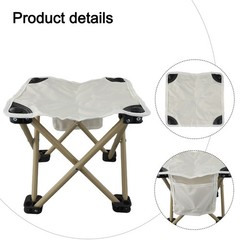 Space Saving Folding Stool for Outdoor Activities like Camping and Picnics