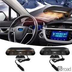 12V Car Heater And Fan, 360° Defrost, Dual Mode, Cigarette Lighter Power