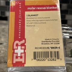 Everready Emergency Rescue Space Thermal Mylar Blankets 52″ x 84″ – 5 Pack