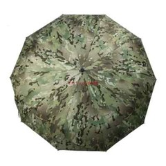 Fully Automatic Camouflage Folding Tactical Umbrella Outdoor Tactics Rain Gear