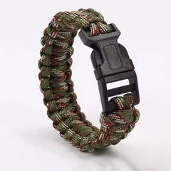 Outdoor Adjustable Paracord Survival emergency Rope Bracelet