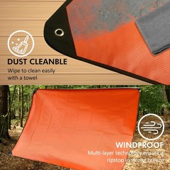 2 Pack Upgrade Survival Blanket – Insulated Thermal Reflective Tarp – 60″ x 82″.