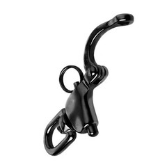Pair of Swivel Eye Snap Shackle Quick Release Bail Rigging Sailing Boat Marin…
