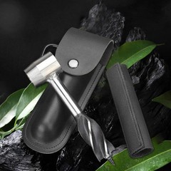 Hand Auger Drill Bit Multi-Purpose Bushcraft Puncher Wood Peg and Hole Maker Man