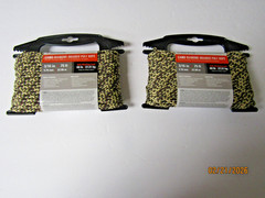2 EACH CAMO DIAMOND BRAIDED POLY ROPE W/WINDER ,3/16″X75′ NEW, UNUSED