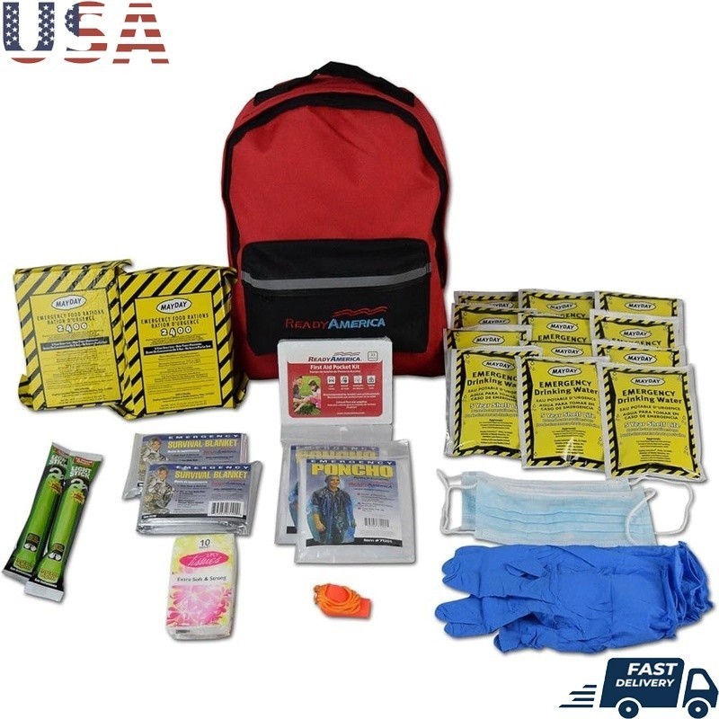 Emergency Survival Kit 72 Hour First Aid Food Water Supplies Outdoor Safety Gear