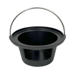 Cast Iron Ash Can for Medium Big Green Egg – Easy Charcoal Ash Cleanup