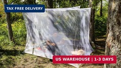 Coghlan’s Rectangular Mosquito Net – Lightweight Mesh Canopy for Camping, Travel