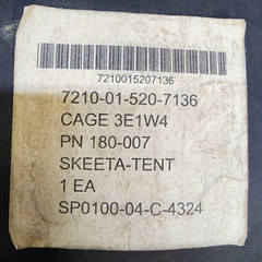 Used Serviceable Skeeta-Tent, Mesh Insect Net *mocinc.1982*