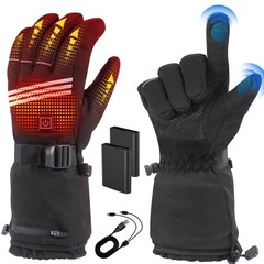 Lottbuty Heated Gloves For Men Women Rechargeable Gloves 4 Temperature Modes
