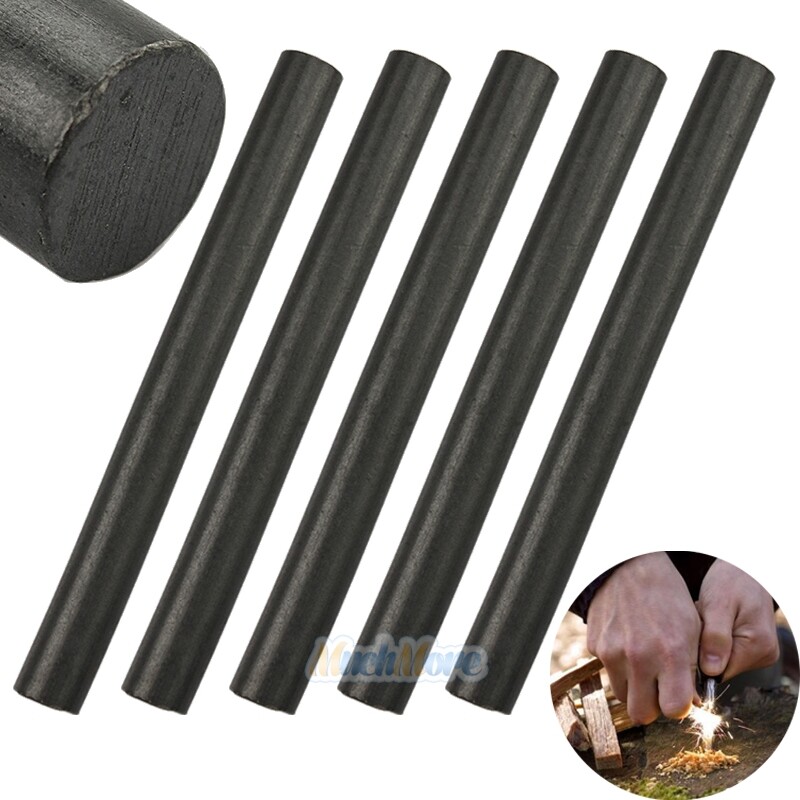 Lot 5X Huge 1/2 x 5 Ferrocerium Rod Flint Fire Starter Magnesium Outdoor Camping