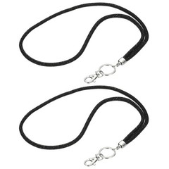 2Pack 15.7″ Rhinestone Lanyard for Keys, Black