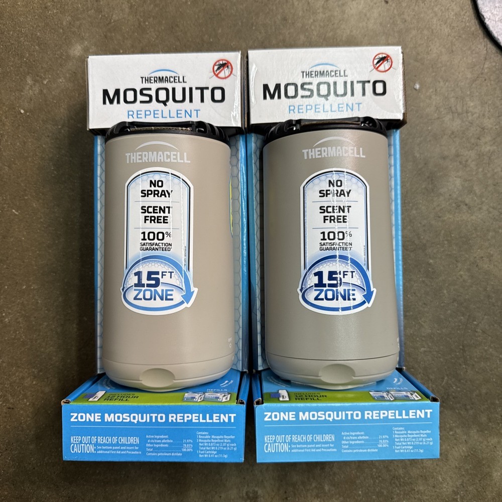 Thermacell Zone Mosquito Repeller & Fuel Cartridge & 3 Repellent Mats