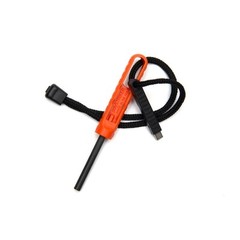 NEW Exotac polySTRIKER XL Fire Starter Waterproof With Lanyard Orange/Black