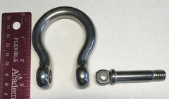 Stainless Steel 316 Forged Bow Shackle 1/2″ 12mm Marine Grade Heavy Duty