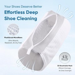 M-Better Shoe Washing Machine Bag 2 Pack-Reusable Laundry XX-Large, White