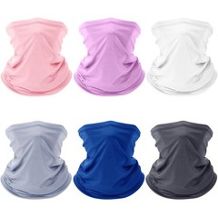 6 Pack one size fit all, Pink/Purple/White/Light Grey/Dark Blue/Dark Grey
