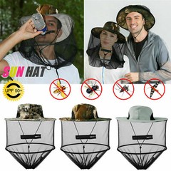 Mosquito Head Net Hat – Mesh Protection for Hiking/Fishing (Blocks Bugs & Bees)