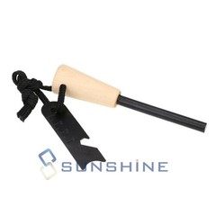 Outdoor Survival Wild Ferrocerium Flint Striker Fire Starter Magnesium Ferro Rod