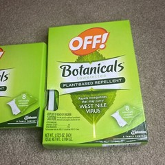 OFF! Botanicals Mosquito Repellent Insect Repellent Towelettes 2 PACKS 16 Total