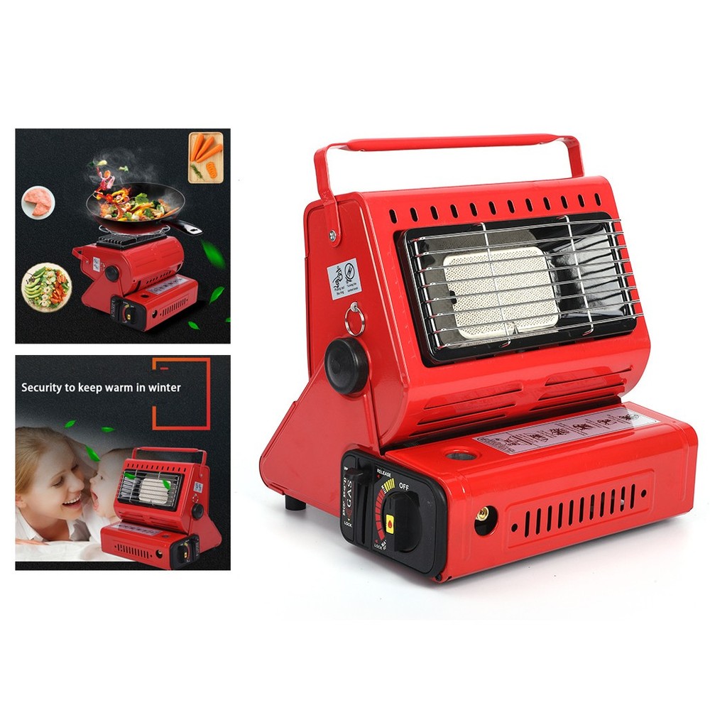 Camping Emergency Butane Heater Double Coherent Heat Source Survival Tools`