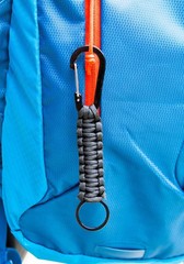 C and C Adventures Carabiner Keychain One Size, Bright Green Black