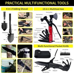 Survival Kit, 160 Pcs Emergency Supplies Camping Accessories with Upgraded Molle