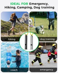 Titanium Survival Emergency Whistle,120-130dB,Rustproof, Durable | Saltwater &