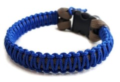 Paracord Bracelet 550 Coyote/Ultra Blue Micro Cord U.S. Seller – Handmade