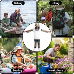 5 Pcs Mosquito Netting Suit-Extra Large Mosquito Head Net Mesh,Arm and Leg Sleev