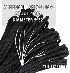 MONOBIN 550 Paracord Kits – 5Colors 20ft Parachute Cord Combo for 20ft, Camo