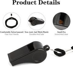 Whistle, Whistle for Coaches, Plastic Whistles for Adults, Coach Whistles with L