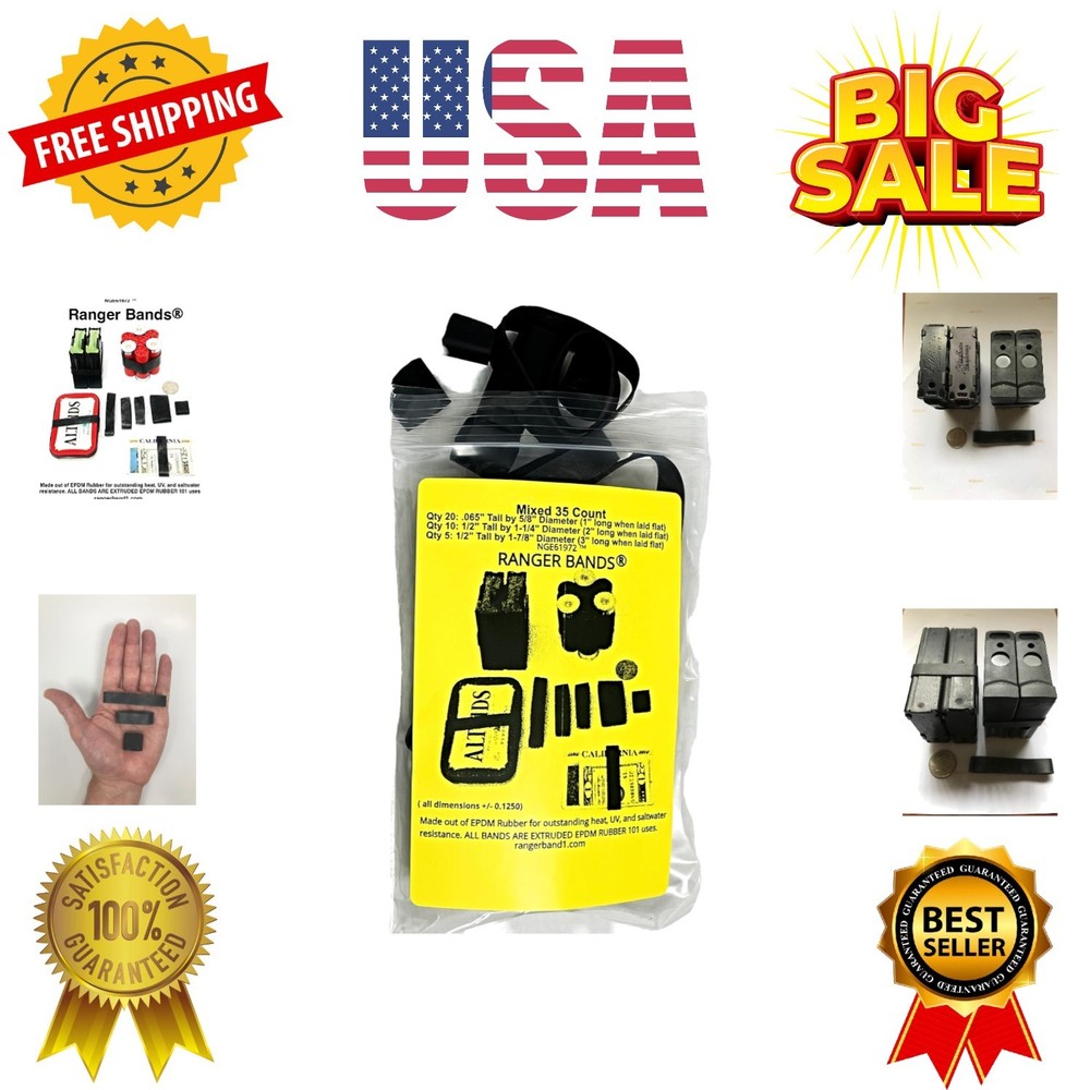 35 Count Mixed Count Made from EPDM Rubber for Survival and Strapping Gear Ma…