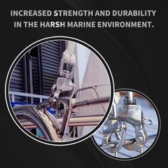 Quick Release Snap Shackle 316 Stainless Steel Marine Clevis Swivel Hook