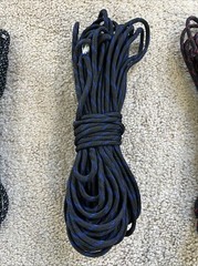 LOT OF 6 BLACK 550 7 Strand Paracord WHITE GRAY BLUE RED + BURGUNDY MADE IN USA