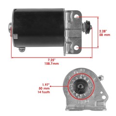Caltric Starter Compatible John Deere Tractor La100 La105 La110 La115 La125 /