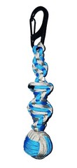 1” Monkey Fist Paracord Keychain Steel Ball Bearing Twisted Braid