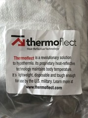 New~Thermoflect Large Silver Jacket 5140-400 Package of 5 Jackets