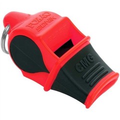 Sonik Blast CMG Safety Whistle with Breakaway Lanyard Multi Black/White